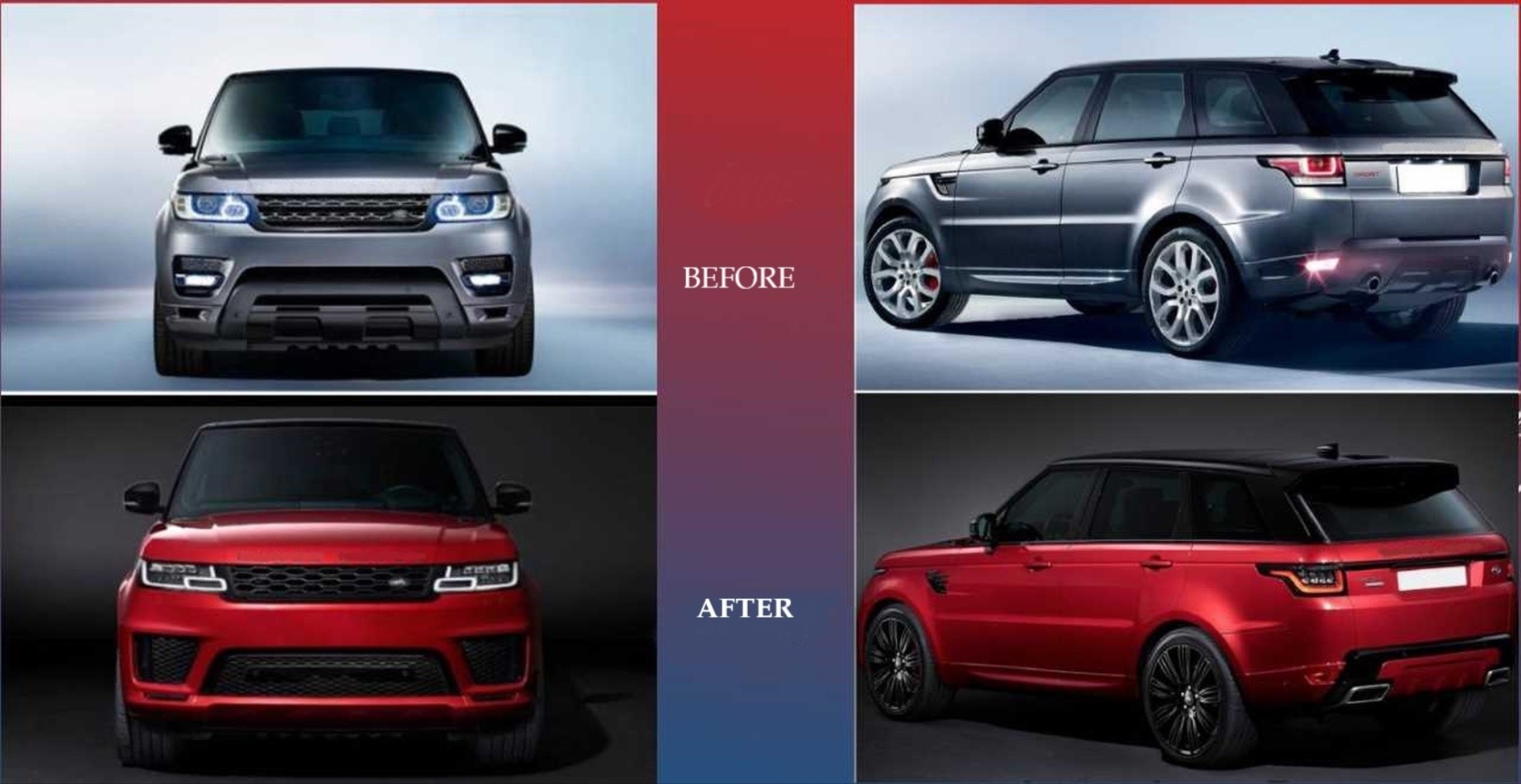 RR SPORT 2014-2017 IÇIN FACELIFT 2018+ BODY KIT (L494 MAKYAJLAMA)